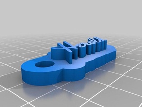 herold Schlüsselanhänger kundengebundene 3d print model - Mito3D