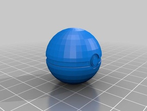 pokeball lápis topper brinquedo & acessórios para jogos pokemon 3d print model - Mito3D