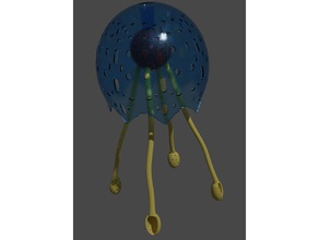 medusa jellyfish sculptures 3d print model - Mito3D