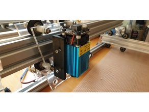 laser-Halter laserendgraver - Zubehör 3d print model - Mito3D