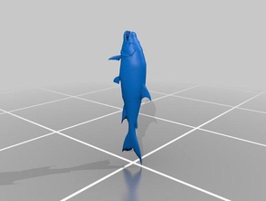 tigerfish yaratıklar skyrim 3d print model - Mito3D