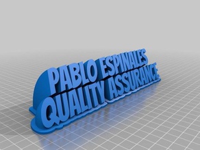 pablo espinales office customized 3d print model - Mito3D