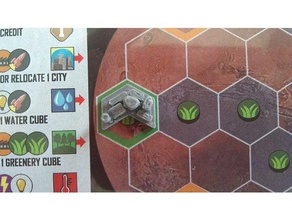 cidade telha tinyforming marte brinquedo & acessórios para jogos jogo de tabuleiro a terraformação 3d print model - Mito3D