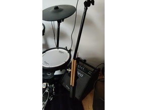 pilon titulaire roland yamaha e-drums de la musique pince le numérique drone kit batterie des baguettes tambour edrum tournevis bâton td17 td6 3d print model - Mito3D