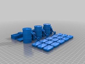 gi joe - argamassa de defesa da unidade completa A impressão 3d 3d print model - Mito3D