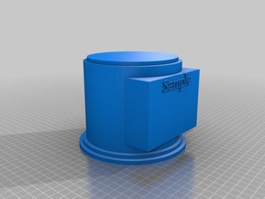 meine angepasste trophy base Requisiten kundengebundene 3d print model - Mito3D