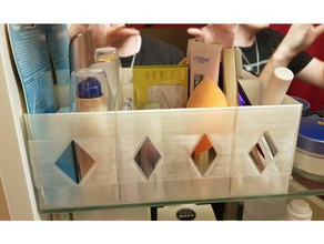 medicine cabinet box 3d printing bathroom accessories first aid makeup organizer medicinebox 3d print model - Mito3D