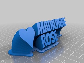rose office customized 3d print model - Mito3D