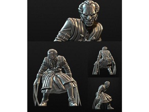 witcher vampire blood wine creatures 3dmodel 3d printing character characters fantasy ghoul higher miniature model monster regis rpg sculpture strategy game tabletop 3d print model - Mito3D