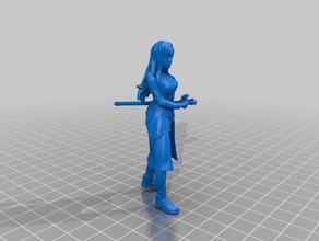 yuuki asuna modelo pessoas 3d print model - Mito3D