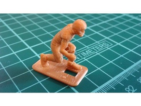 electric football player games 3d print model - Mito3D