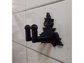 safety razor bracket bathroom 3d print model - Mito3D