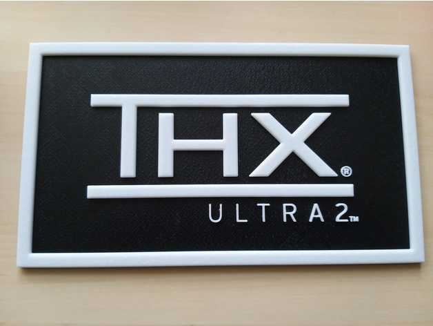 thx ultra 2 logo sign signs & logos 3D print model - Mito3D