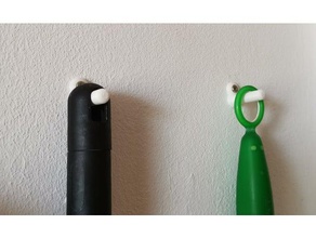 süpürge bölmesi bulunur ev gereçleri broom tutucu temizlik mutfak 3d print model - Mito3D