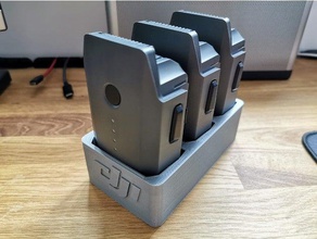dji mavic pro battery holder stand r c vehicles organiser 3d print model - Mito3D