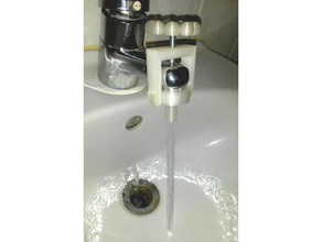 faucet hose adapter parametric household 3d print model - Mito3D