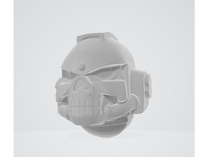 skull helmet props 3d print model - Mito3D