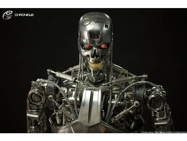t-800 endoskeleton full body 3d model robotics 3D print model - Mito3D