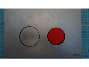 serel flusher bouton la salle de bains chasse 3d print model - Mito3D