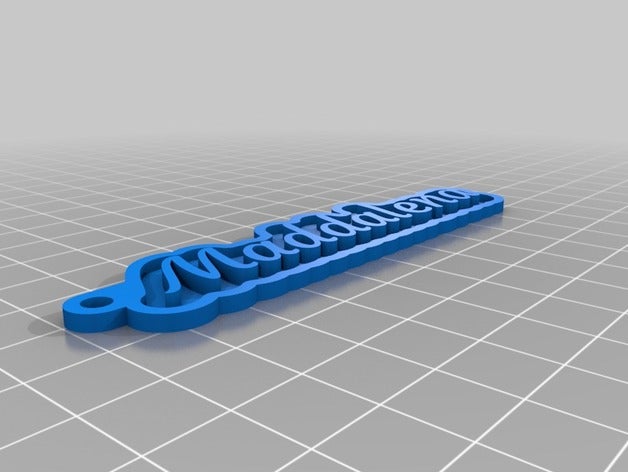 maddalena i portachiavi su misura 3D print model - Mito3D