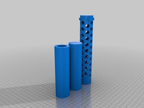 e-11 blaster tubo - spalato oggetti di scena 3d print model - Mito3D