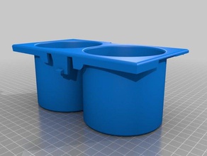 honda element cup holder automotive parts car cupholder 3d print model - Mito3D