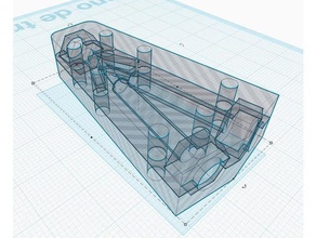 multimaterial y joiner - tl feeder m6 nuts 3d printer parts 3d print model - Mito3D