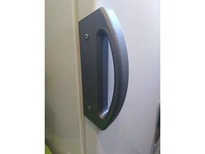 fridge door handle replacement parts fridge handle 3d print model - Mito3D