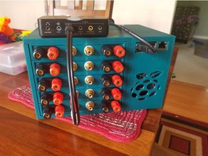 multi canal para toda la casa, amplificador picoreplayer w tpa3118 amplificadores mono música el raspberry pi 3d print model - Mito3D