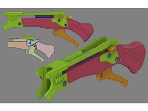 hotkoin del oyumi bungee blaster juegos y juguetes nerf 3d print model - Mito3D