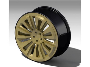 felge a indústria automotiva 3d print model - Mito3D