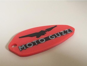 moto guzzi v35 ii keyholder keychains kaychains keychain motoguzzi motorbike motorcycle 3d print model - Mito3D