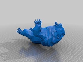 skyrim ours animaux animal l'ours 3d print model - Mito3D