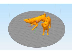 skyrim lobos animais Animais 3d criatura 3d print model - Mito3D