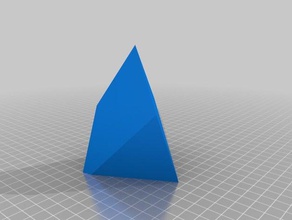 pir mide triangular v rtices biselados de aprendizaje la cristalografía 3d print model - Mito3D
