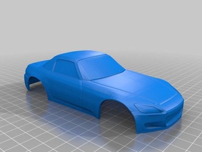 xmods honda s2000 94mm body shell r c vehicles car rc 3d print model - Mito3D