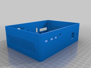 raspberry pi 4 media center case x825 sata diy 3d print model - Mito3D