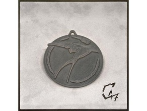 the witcher serie de medallones tragar signos y logotipos c47 ciri jask ka medallón netflix wied min 3d print model - Mito3D