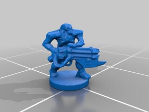 epic necron immortali modello di robot 3d print model - Mito3D