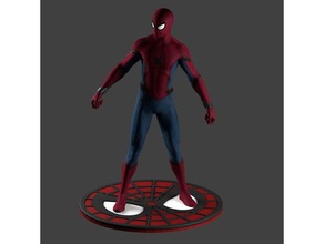 spiderman mcu de la versión 2 las esculturas figura marvel modelo spidey 3d print model - Mito3D