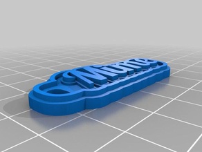 mime sinais e logotipos personalizado 3d print model - Mito3D