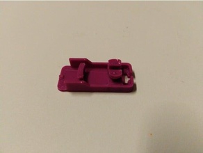 plissee - clip las piezas de repuesto el raffrollo rollo 3d print model - Mito3D