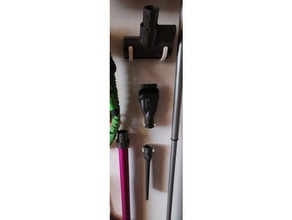 dyson wallmounts anything - simple less material possible organization dc v6 vacuum 3d print model - Mito3D