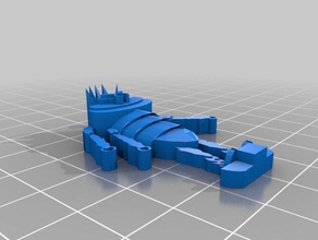 mezzoloth - flatmini giocattolo & accessori di gioco dnd dungeons dragons flatminis in miniatura da tavolo 3d print model - Mito3D