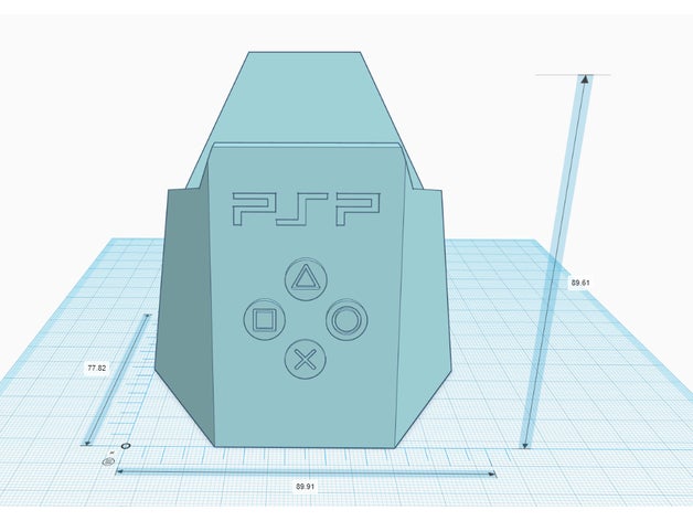 psp hexastand v1 3d baskı konsol hexagon altıgen playstation Kaide 1000 sony dur video oyunu 3D print model - Mito3D