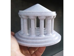 de mármore do templo A impressão 3d 3d print model - Mito3D