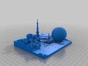 pewdiepie la maison de minecraft mis à jour sculptures chiffres monde pewds sub2pewdiepie 3d print model - Mito3D