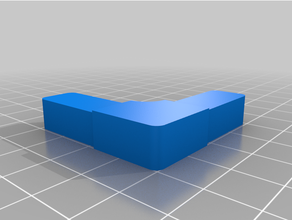 parametric screen corner 3d print model - Mito3D