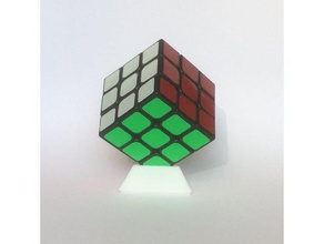 o cubo de rubik stand brinquedo & acessórios para jogos acessório secretária rubiks cube 3d print model - Mito3D