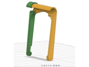hanging holder addon bigger spools 3d printer accessories filament spool 3d print model - Mito3D